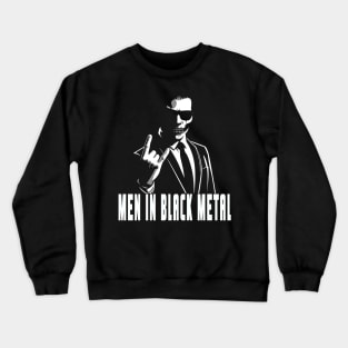 Men In Black Metal Silhouette Crewneck Sweatshirt